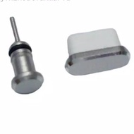 Anti Dust Debu Penutup Port Usb Type C dan Earphone 3.5mm Metal