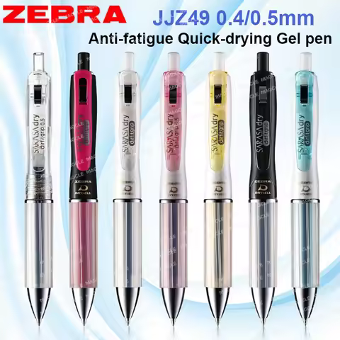 Zebra SARASA Dry Gel Pen JJZ49 Anti-fatigue Airfit Grip Quick-drying Writing Pens School Office Acce