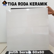 keramik putih polos 60x60/keramik putih kilap 60x60/keramik lantai putih/keramik putih bersih 60x60