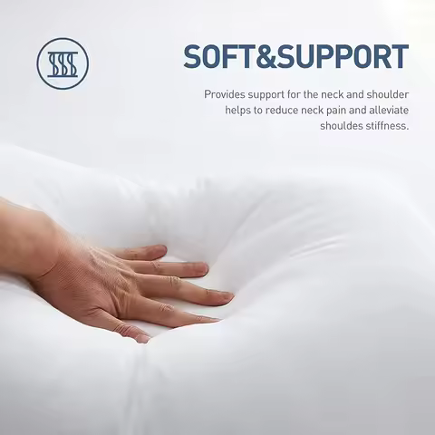 1PCS Body Pillow for Sleeping High Quality Soft Hottel Pillow Home Decorative Pillow