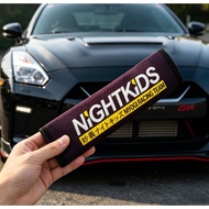 1PC Initial D GTR JDM Nightkids Racing Car Interior Seat Belt Protector Cover car Auto Accessories