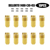Alconstar Carburetor Idle Main jet 10pcs M5 Thread Carburetor Jets For Dellorto PHBG 1488 size 30-52