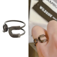 AMBUSH Ring Index Finger Adjustable Men's And Women's Ring