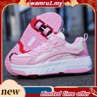 Hot sale！！！ 30-40 LED Double Roller Skate Shoes Women Men Automatic Luminous Sneakers roller shoes k