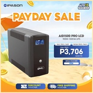 ◊☜ ◳ ⭐ Ipason AWP AID1500 Pro LCD 900W-1500VA UPS with AVR Uninterruptible Power Supply (6 Sockets)