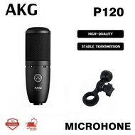 AKG P120 Condenser Studio Microphone, Professional Recording Microphone for Podcasting, Vocal Record