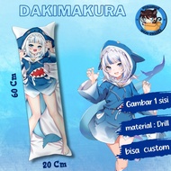 Dakimakura GAWR GURA bolster/ 20x60cm/ / includes contents custom/
