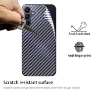 ฟิล์มหลัง ลายเคฟล่า Samsung A55 / A35 / A25 / A15 / A05S / A54 / A34 / A24 / A14 / S23FE ฟิล์มกันรอย