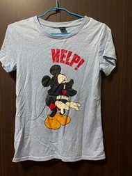 迪士尼聯名 米奇老鼠圖案T恤 短袖上衣