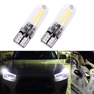 <PEAH> 2pcs 3W For T10 194 168 LED Car Glass License Plate Lights White