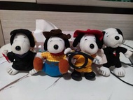 售 Snoopy 公仔（不同職業），2001年麥當勞 ，Mc Donald, 一套4隻
玩具，史努比，毛公仔，可愛
正版，珍藏