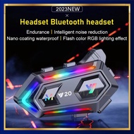 Intercom Bluetooth Helmet Headset Helmet Motorcycle RGB - Y20