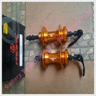 Hub PACIFIC 32H Disc Drat Sixbolts GOLD TROMOL MTB NAP Sepeda aksesoris sparepart