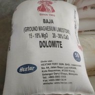 Dolomite/Kapur Pertanian 25 KG Baja organik dan juga Perawat PH Tanah