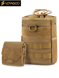 กระเป๋าคาดเอวแบบพับได้ VOTAGOO Tactical Storage Molle Pouch Quick Access Magazine Foldable Waist Bag