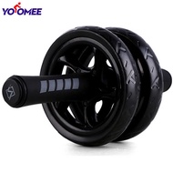 Yoomee New Ab Exercise Workout Equipment Mute Two-wheeled Sports Abdomen Roller Abdominal Giant Whee