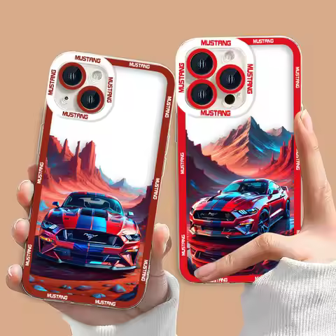 American Muscle Car Clear Phone Case For Infinix TECNO POVA 2 4 3 5 SMART 6 7 8 NOTE 10 11 12 G96 30