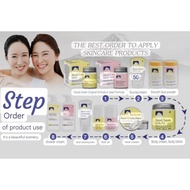 Set of 2 Fuji Hazeline Cream Snow / Pearl Cream 50g / Sunscreen / Heel Cream 125g