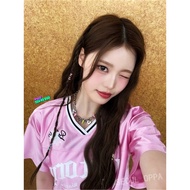 KOREA [ HDEX ] Women's Victory Rugby Cropped Short Sleeve / IZNA Jeong Saebi pick 100% authentic