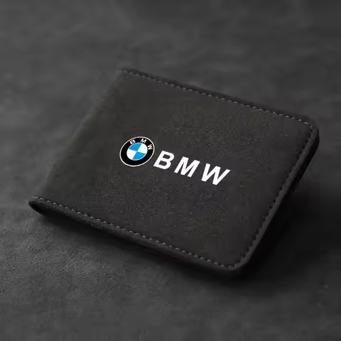 Car Driver License Bag Auto Driving Document Wallet For BMW M Performance E46 E90 E60 F30 F10 X1 X2 
