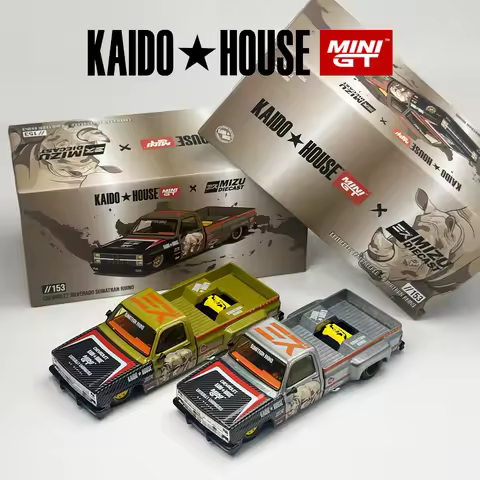 Kaido House + MINIGT Chevrolet Silverado "Sumatran Rhino" alloy car model Chase 153