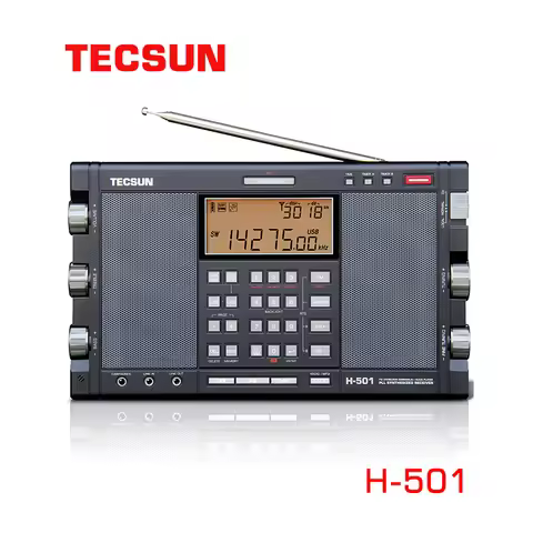 Tecsun H-501 Portable Stereo Radio Full Band FM SSB Radio Receiver Dual-Horn Speaker With Radio Musi