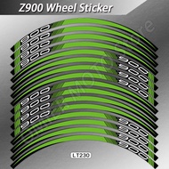 For KAWASAKI Z900 Z 900 Motorcycle Wheel Rim Sticker Reflective Hub Stripe Tape Waterproof Decal