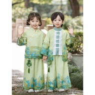 Boys Hanfu Autumn Chinese Style Performance Costume Girls Chinese Cheongsam Ancient Costume Children