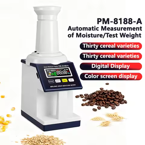 Grain Moisture Meter with LCD 0.5% Accuracy & 3%-40% Range for White Melon Seeds Melon Seed Kernels 