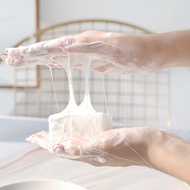 ✅O.B.S✅100g Sea Salt Soap Silk Soap Goat Milk Handmade Soap Oil-control Cleansing Soap 蚕丝皂 拉丝皂 海盐山羊奶除螨手工皂