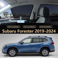 Magnetic Car Window Sunshade for Subaru Forester 2019-2024 Car Window Cover Curtains Accessories