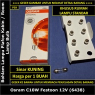 Toyota Corolla GL 1983-1985 1300 cc 2A AE80 Osram Italy C10W Festoon 12V 6438 Room Lamp Bulb