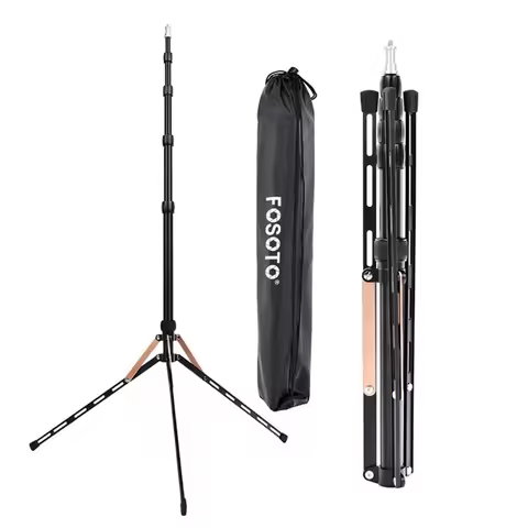Fosoto FT-190B Gold Led Light Tripod Stand Bag 2.22m Softbox For Photo Studio Photographic Lighting 