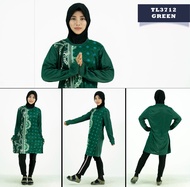 CY TL1921 Plus Size Gym Shirt Woman Fitness Shirts Sportwear / Baju Malaysia Muslimah / Baju Sukan M