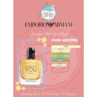 stronger with you only men perfume decant