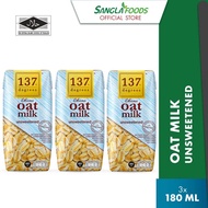 137 degrees Oat Milk Unsweetened (3x180ml) Halal Certified