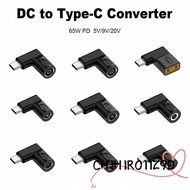 CHIHIRO11Z9D DC to Type C Converter 5.5X2.5 7.4X0.9 4.5X0.6mm Professional 5v 9v 12v PD 65W for //