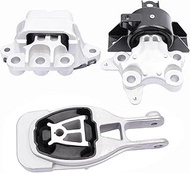 Engine Motor and Transmission Mount Kit Compatible with 2016-2021 Encore & 2017-2021 Trax 1.4L L4 Tu