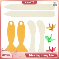 [gouyu77] Paper Folding Tools Plastic Bone Folder Paper Creaser for Making Paper Crafts Quilting Lea