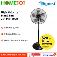 Toyomi High Velocity Stand Fan 20" PSF 2070