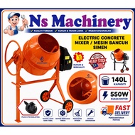 Electric Concrete Mixer/Mesen Bancuh Simen 140L/Mesin Micer/Mixer Concrete