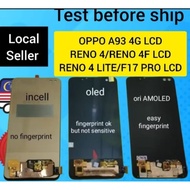 OPPO A93 4G LCD RENO 4 RENO 4F LCD RENO 4 LITE LCD F17 PRO LCD