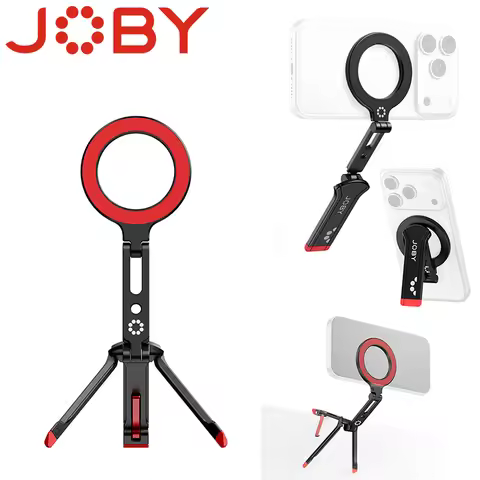Selfie Stick JOBY NP01 NanoPod Mini Dual-Side Magnetic Phone Tripod Selfie Stick for iPhone 17 Pro M