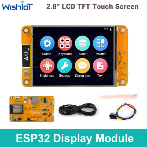 2.8" ESP32-2432S028R ESP32 Display ILI9341 Resistive Touchscreen TFT LCD Module ESP-WROOM-32 Develop