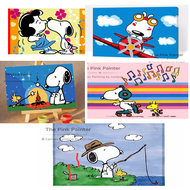 Paint by Number DIY 20X30CM [SNOOPY SERIES] READY STOCK WITH INNER FRAME