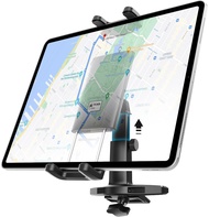 Charchendo Cd Slot Tablet Mount for Car Fits 4-13'' Devices, Adjustable Arm CD Player Phone Tablet H