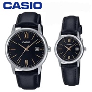 Casio Couple Watch MTP-V002L-1B3 & LTP-V002L-1B3