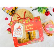 [FREE Angpao] HAMPERS Contents 2 Jars/CHRISTMAS HAMPERS - CHRISTMAS HAMPERS - Special Set - 2 Jar Cookies+Greeting Card/MERRY CHRISTMAST BOX Cookie Package/CHRISTMAS HAMPERS/CHRISTMAS HAMPERS/ CHRISTMAS HAMPERS CHRISTMAS GIFT Boxes/ CHRISTMAS Gifts/Christ