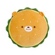 MINISO Gấu bông Miniso Fun Food Burger gối ôm hình gấu hoạt hình dễ thương mềm mại