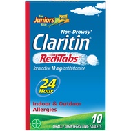 Claritin RediTabs for Juniors, 24 Hour Non-Drowsy Allergy RediTabs, Loratadine Antihistamine 10mg - 